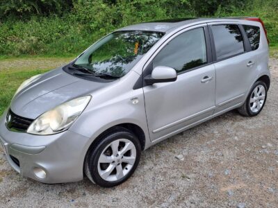 NISSAN NOTE N-TEC1598 cc Engine Size 1.6 Litres Fuel PETROL Body 5 DOOR MPV Transmission MANUAL Seats 5 Colour SILVER Reg Date 24/09/2009 Mileage: 92000 Reg OU59 XBX