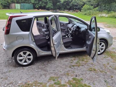 NISSAN NOTE N-TEC1598 cc Engine Size 1.6 Litres Fuel PETROL Body 5 DOOR MPV Transmission MANUAL Seats 5 Colour SILVER Reg Date 24/09/2009 Mileage: 92000 Reg OU59 XBX