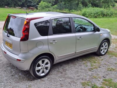 NISSAN NOTE N-TEC1598 cc Engine Size 1.6 Litres Fuel PETROL Body 5 DOOR MPV Transmission MANUAL Seats 5 Colour SILVER Reg Date 24/09/2009 Mileage: 92000 Reg OU59 XBX