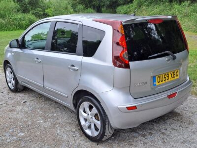 NISSAN NOTE N-TEC1598 cc Engine Size 1.6 Litres Fuel PETROL Body 5 DOOR MPV Transmission MANUAL Seats 5 Colour SILVER Reg Date 24/09/2009 Mileage: 92000 Reg OU59 XBX