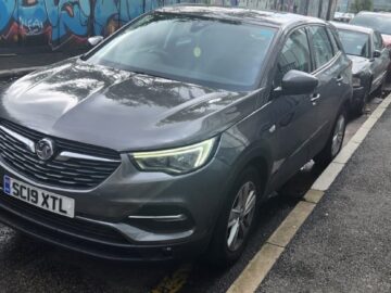 VAUXHALL MODEL GRANDLAND X SE TURBO S/S  ENGINE SIZE 1.2 Litres FUEL PETROL BODY 5 DOOR HATCHBACK TRANSMISSION MANUAL SEATS 5 COLOUR GREY REG DATE 31/05/2019  Mileage: 50850 SC19XTL