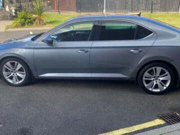 SKODA MODEL SUPERB SE L EXECUTIVE TDI  ENGINE SIZE 2.0 Litres FUEL DIESEL BODY5 DOOR HATCHBACK TRANSMISSION MANUAL SEATS 5 COLOUR GREY REG DATE 17/11/2016 Mileage: 180000 SH66 UKV