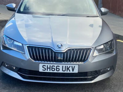 SKODA MODEL SUPERB SE L EXECUTIVE TDI  ENGINE SIZE 2.0 Litres FUEL DIESEL BODY5 DOOR HATCHBACK TRANSMISSION MANUAL SEATS 5 COLOUR GREY REG DATE 17/11/2016 Mileage: 180000 SH66 UKV