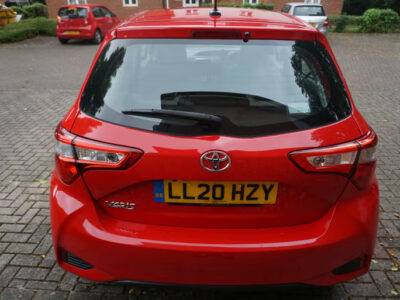 TOYOTA YARIS ICON VVT-I Engine Size 1.0 Litres Fuel PETROL Body 5 DOOR HATCHBACK Transmission MANUAL Seats 5 Colour RED Reg Date 07/08/2020 Mileage: 39307 Reg LL20 HZY