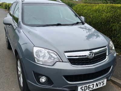 VAUXHALL ANTARA DIAMOND CDTI S/S 4X4 Engine Size 2.2 Litres Fuel DIESEL Body 5 DOOR HATCHBACK Transmission MANUAL Seats 5 Colour GREY Reg Date 27/09/2013 Mileage: 67000 Reg SD63 NYS