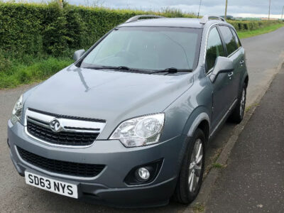 VAUXHALL ANTARA DIAMOND CDTI S/S 4X4 Engine Size 2.2 Litres Fuel DIESEL Body 5 DOOR HATCHBACK Transmission MANUAL Seats 5 Colour GREY Reg Date 27/09/2013 Mileage: 67000 Reg SD63 NYS