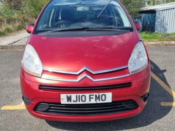 CITROEN MODEL C4 PICASSO VTR+ HDI S-A ENGINE SIZE 1.6 Litres FUELDIESEL BODY 5 DOOR MPV TRANSMISSION SEMI AUTO SEATS 5 COLOURRED REG DATE 23/03/2010 WJ10FMO Mileage: 74232