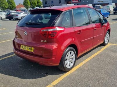 CITROEN MODEL C4 PICASSO VTR+ HDI S-A ENGINE SIZE 1.6 Litres FUELDIESEL BODY 5 DOOR MPV TRANSMISSION SEMI AUTO SEATS 5 COLOURRED REG DATE 23/03/2010 WJ10FMO Mileage: 74232