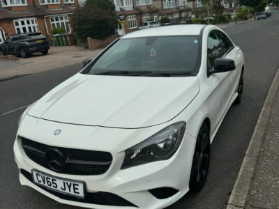 MERCEDES-BENZ CLA 180 SPORT AUTO Engine Size 1.6 Litres Fuel PETROL Body 4 DOOR SALOON Transmission AUTOMATIC Seats 5 Colour WHITE Reg Date 24/09/2015 Mileage: 81508 Reg CV65JYE