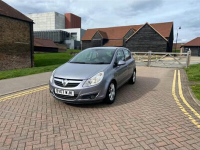 VAUXHALL CORSA DESIGN AUTO Engine Size 1.4 Litres Fuel PETROL Body 5 DOOR HATCHBACK Transmission AUTOMATIC Seats 5 Colour SILVER Reg Date 05/03/2007 Mileage 134000 Reg BV07WJK