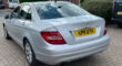 MERCEDES-BENZ C180 SE BLUEEFFICIENCY AUTO Engine Size 1.8 Litres Fuel PETROL Body 4 DOOR SALOON Transmission AUTOMATIC Seats 5 Colour SILVER Reg Date 27/06/2011 Mileage: 51000 Reg KP11UTH