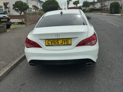 MERCEDES-BENZ CLA 180 SPORT AUTO Engine Size 1.6 Litres Fuel PETROL Body 4 DOOR SALOON Transmission AUTOMATIC Seats 5 Colour WHITE Reg Date 24/09/2015 Mileage: 81508 Reg CV65JYE