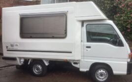 Romahome Sambar SUBARU  660 cc Engine Size Fuel PETROL Body MOTOR HOME/CARAVAN Transmission Manual  Seats 2  Colour WHITE Reg Date 01/01/2022 Import