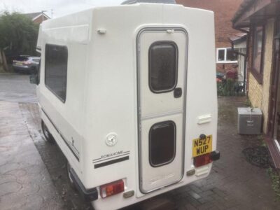 Romahome Sambar SUBARU  660 cc Engine Size Fuel PETROL Body MOTOR HOME/CARAVAN Transmission Manual  Seats 2  Colour WHITE Reg Date 01/01/2022 Import